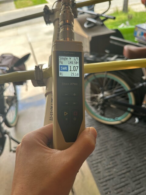 AK6IL analyzing the yagi